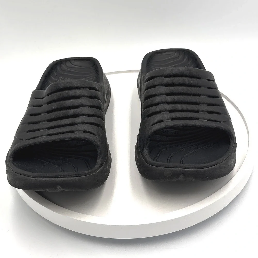 Hoka One One Ora Recovery Slide 2 Black Mens 7 Womens 9 Athletic Sandals 1099673